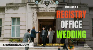 Registry Office Wedding Duration: A Quick Guide to Your Ceremony