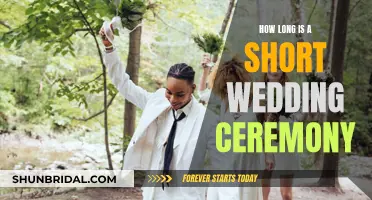 A Concise Guide to Short Wedding Ceremonies: Quick Tips