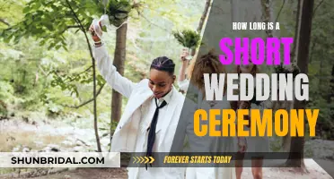 A Short Wedding Ceremony: How Long Does It Last?