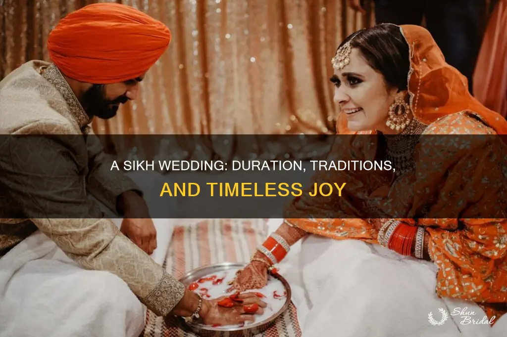 how long is a sikh wedding