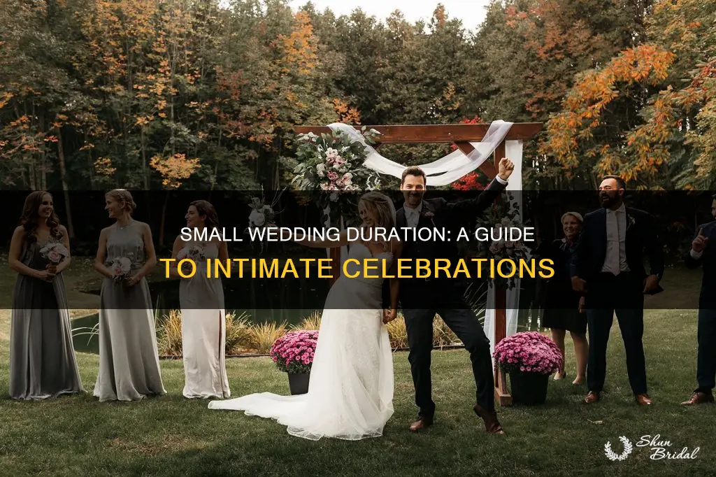 how long is a small wedding