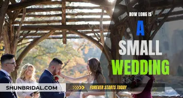 A Small Wedding: How Long Should You Plan For?