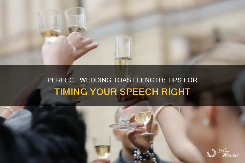 how long is a toast for wedding ceremony