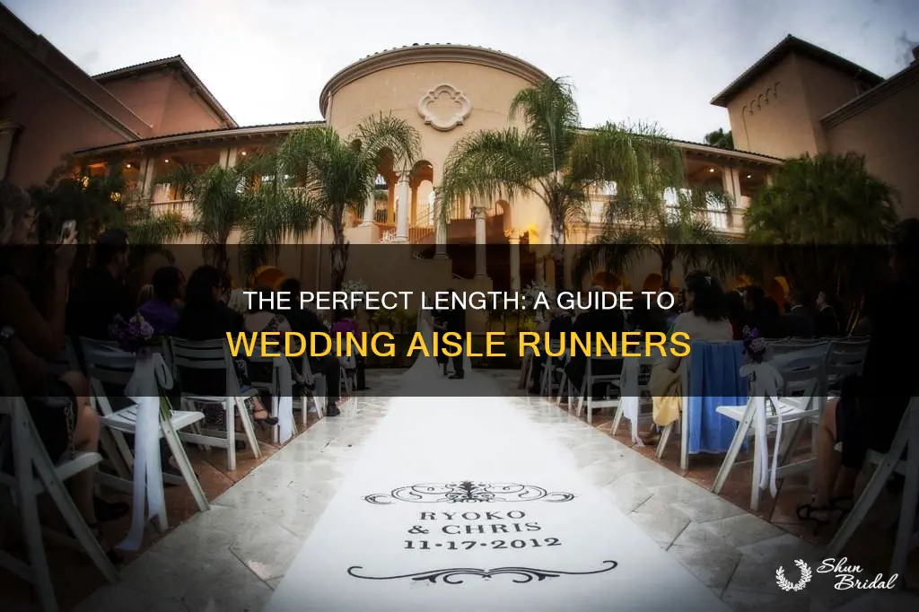 how long is a wedding aisle runner