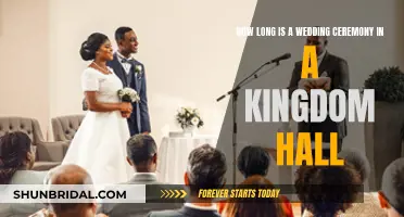 A Kingdom Hall Wedding: Ceremony Duration Explained