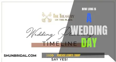 A Wedding Day's Duration: From Start to Finish