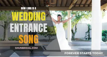 The Perfect Length for a Wedding Entrance Song