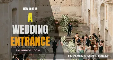A Wedding Entrance: How Long Should It Be?