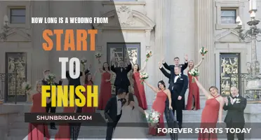 A Wedding's Duration: From Beginning to End