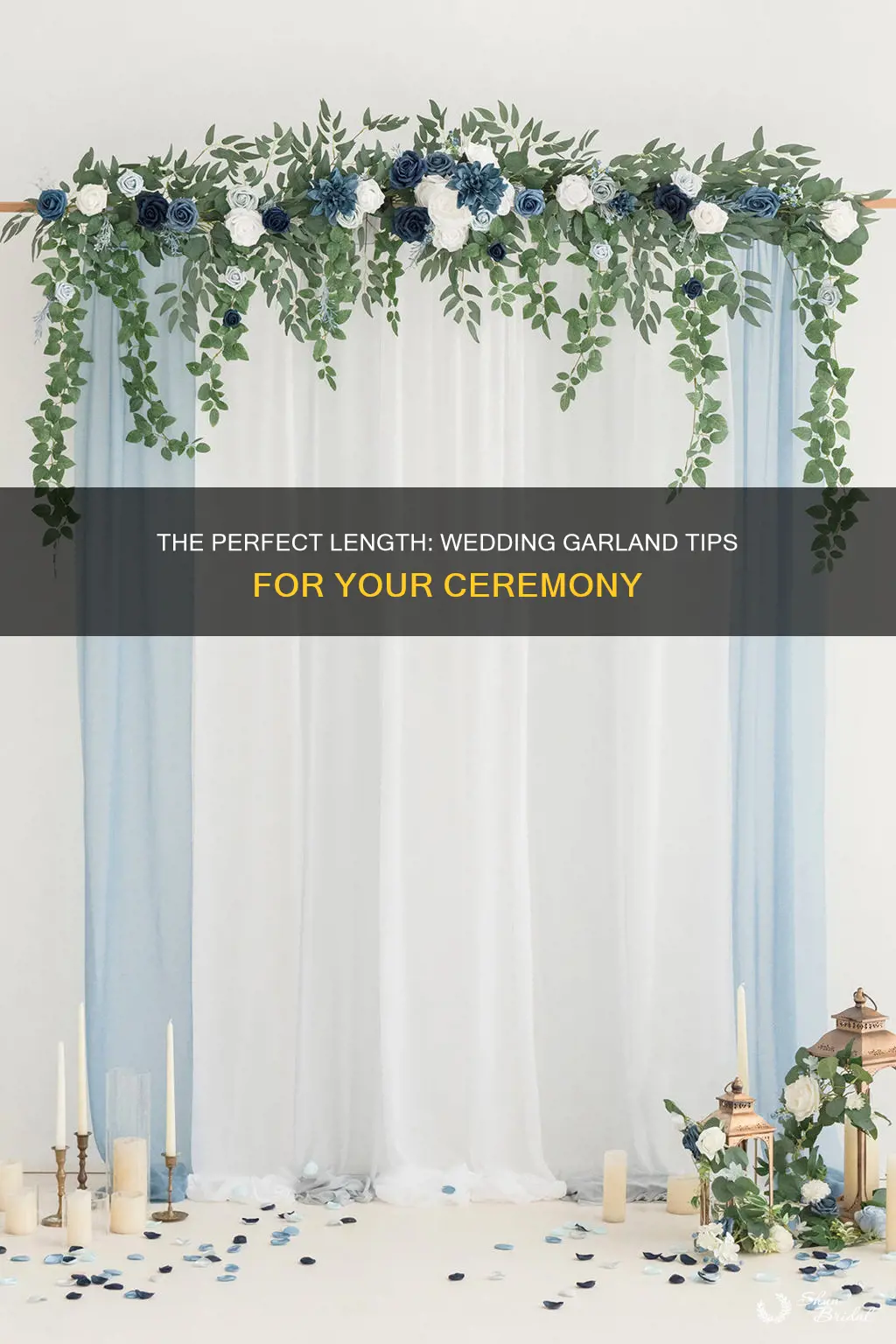 how long is a wedding garland for a wedding ceremony