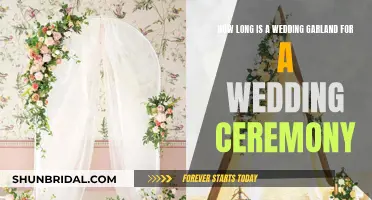 The Perfect Wedding Garland Length for Your Ceremony