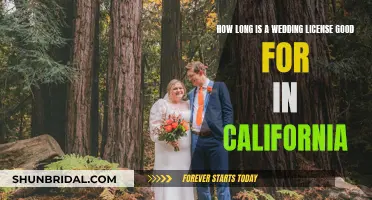 California Wedding License Duration: Understanding Validity and Renewal