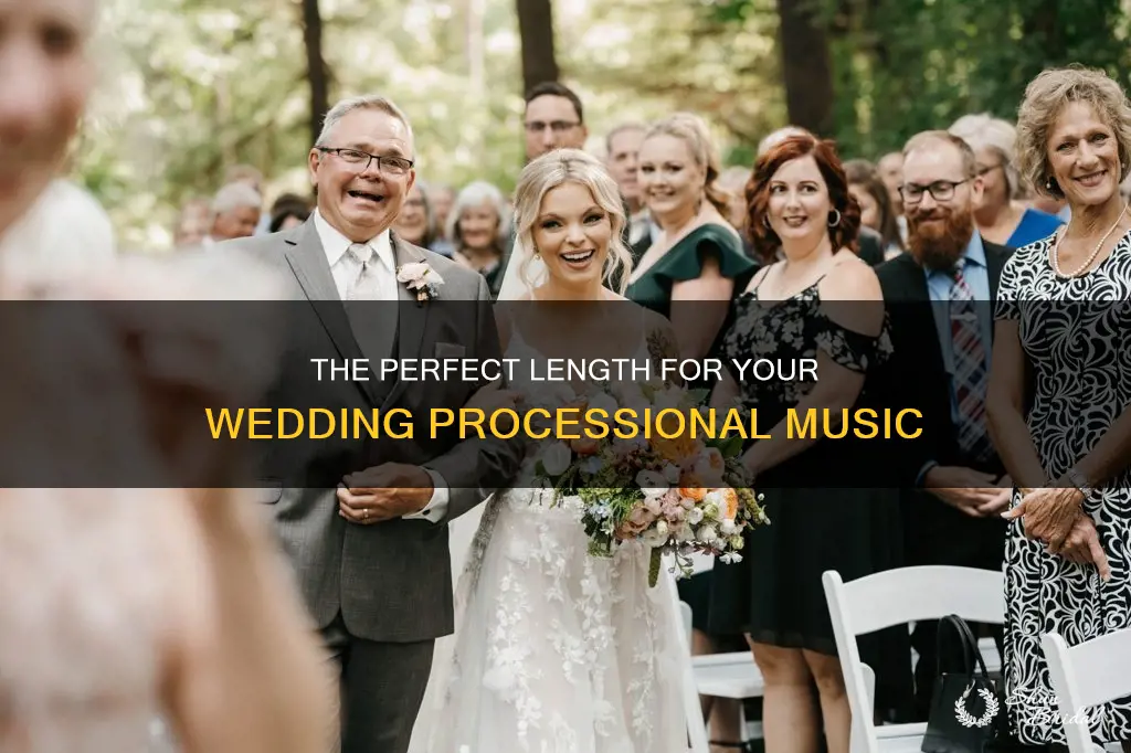 how long is a wedding processional mucis