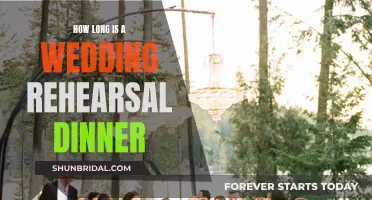 A Wedding Rehearsal Dinner: How Long Should It Last?