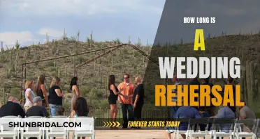 A Wedding Rehearsal: How Long Should It Be?