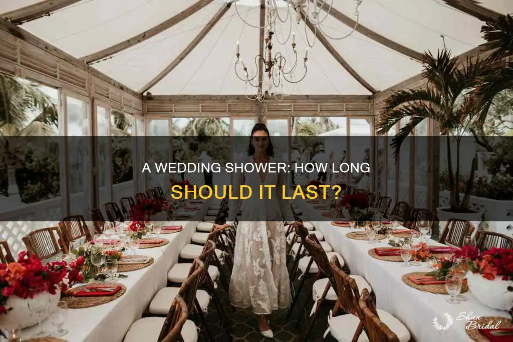 how long is a wedding shower