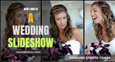 The Perfect Wedding Slideshow Duration