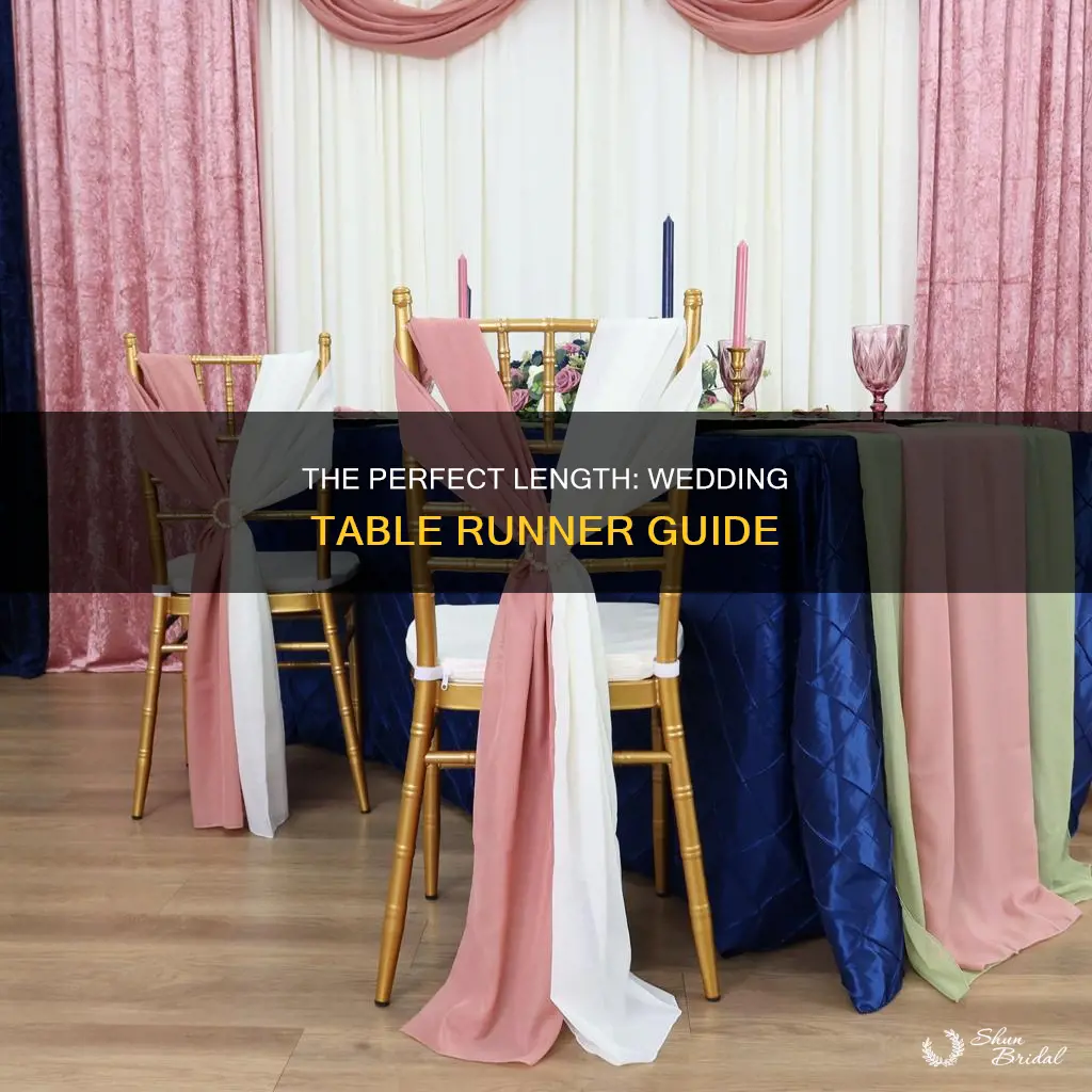 how long is a wedding table runner