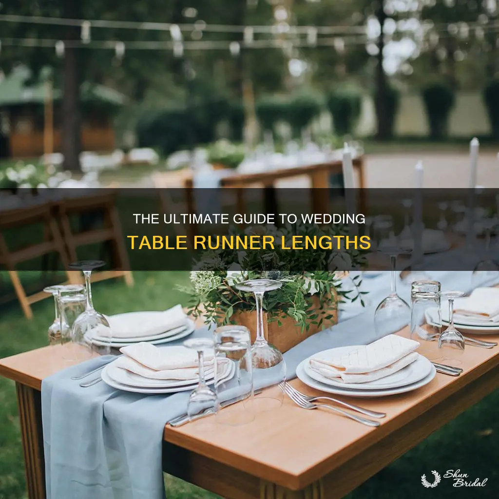how long is a wedding table runner