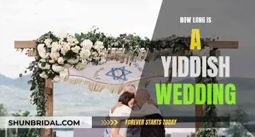A Traditional Yiddish Wedding: How Long Does It Last?