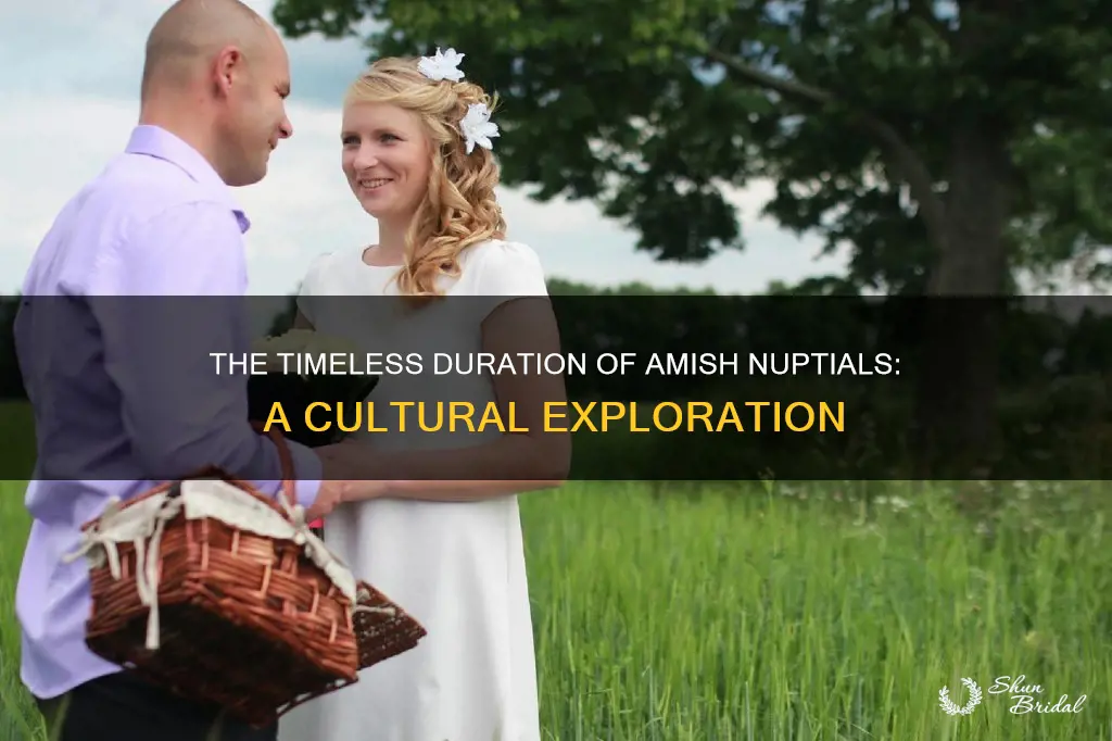 how long is an amish wedding