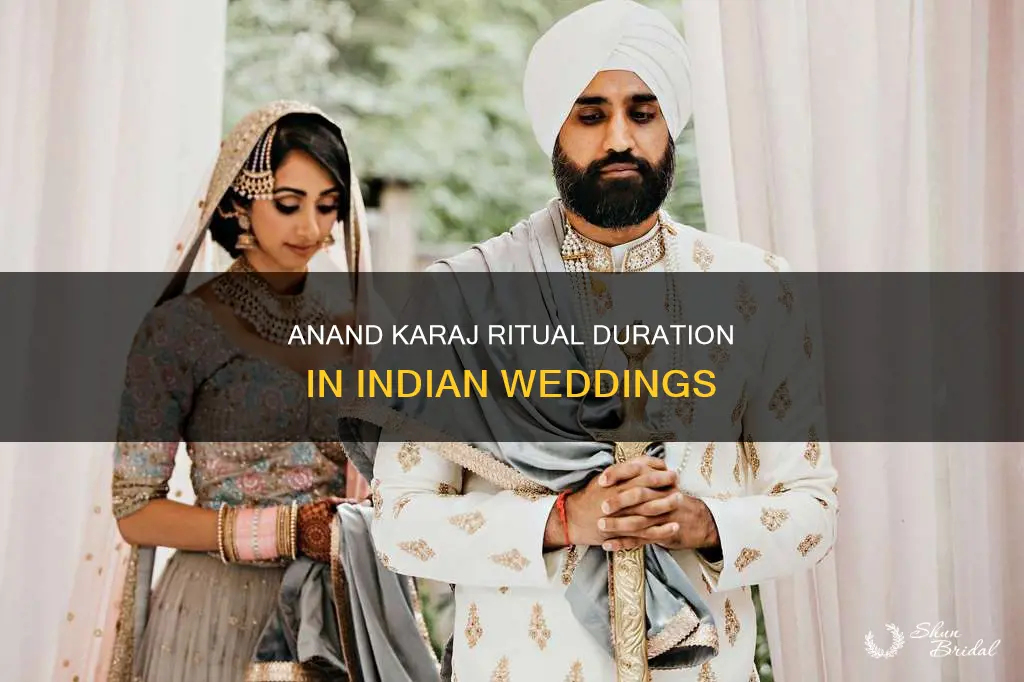 how long is an anand karaj in indian wedding