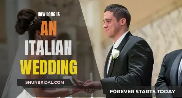 The Extravaganza of Italian Weddings: How Long Do They Last?