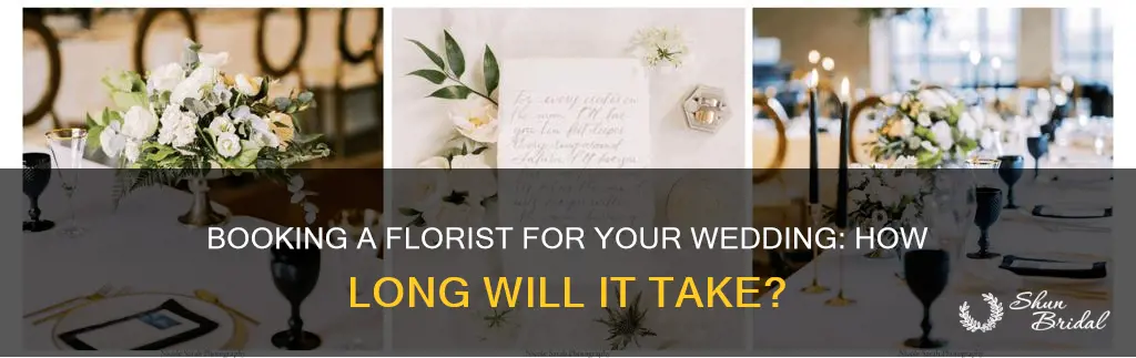 how long is appointment with the florist for wedding