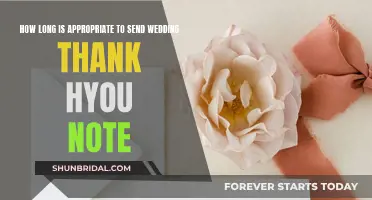 The Art of Sending Wedding Thank-You Notes
