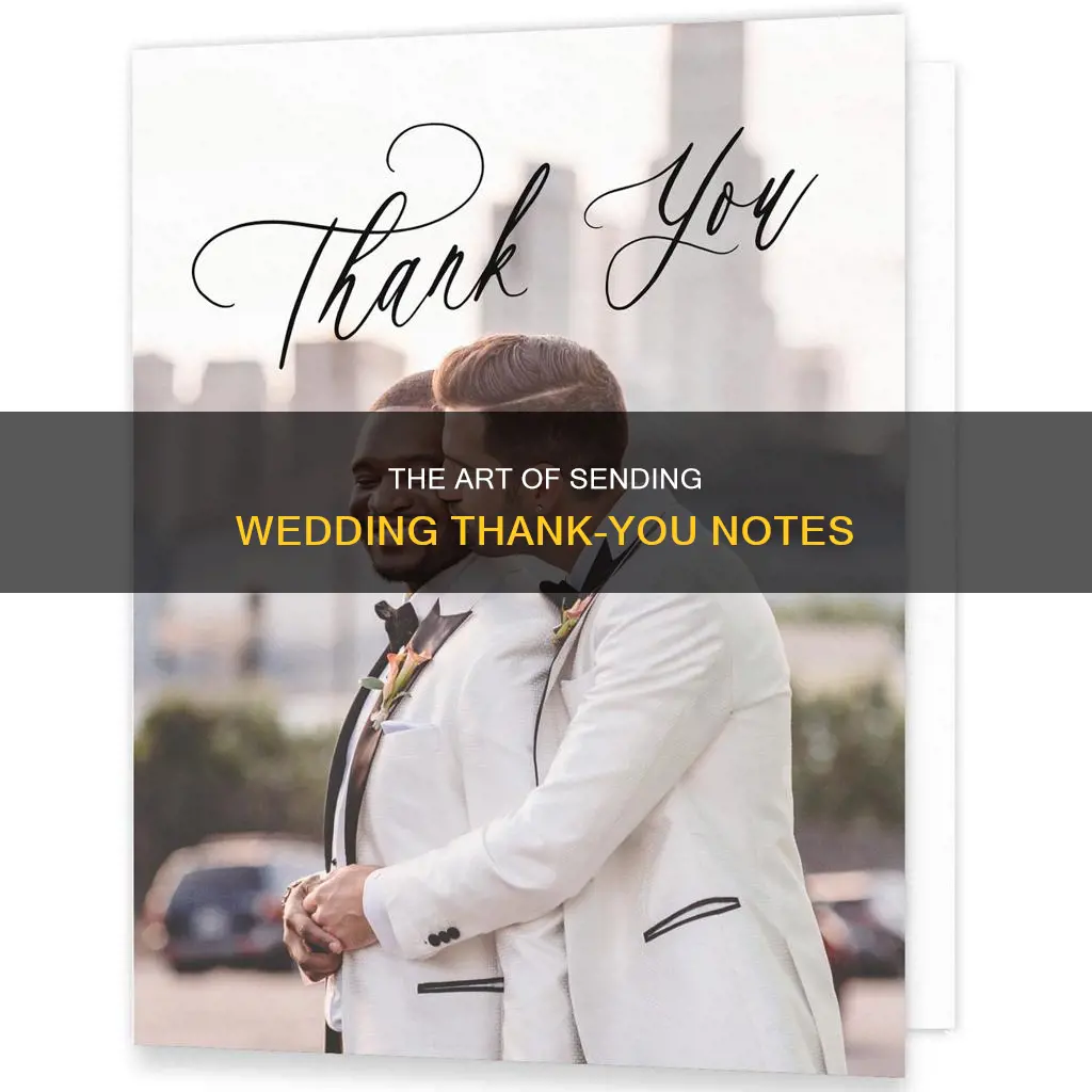 how long is appropriate to send wedding thank hyou note
