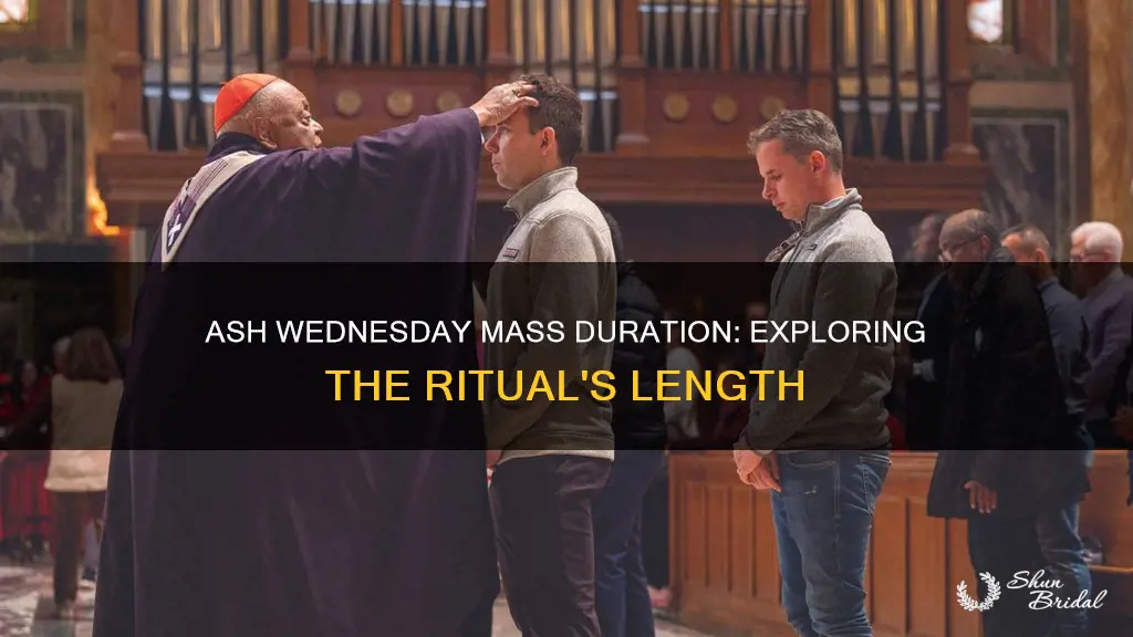 how long is ash wed mass