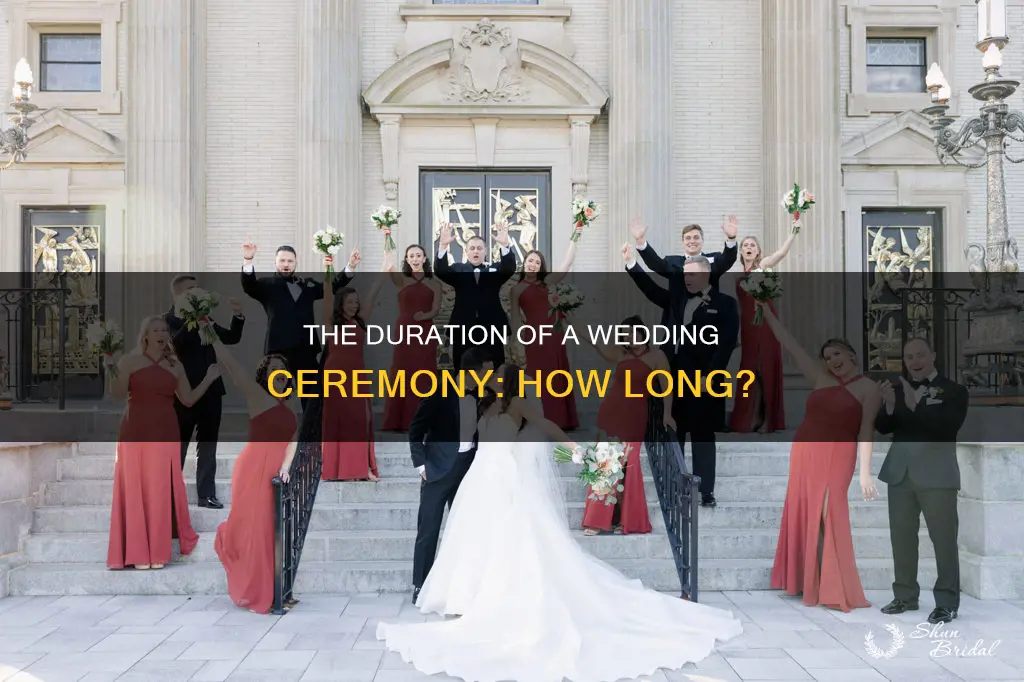 how long is atypical wedding ceremony
