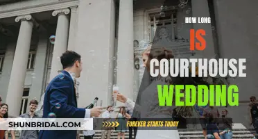 courthouse wedding duration: a comprehensive guide to quick nuptials