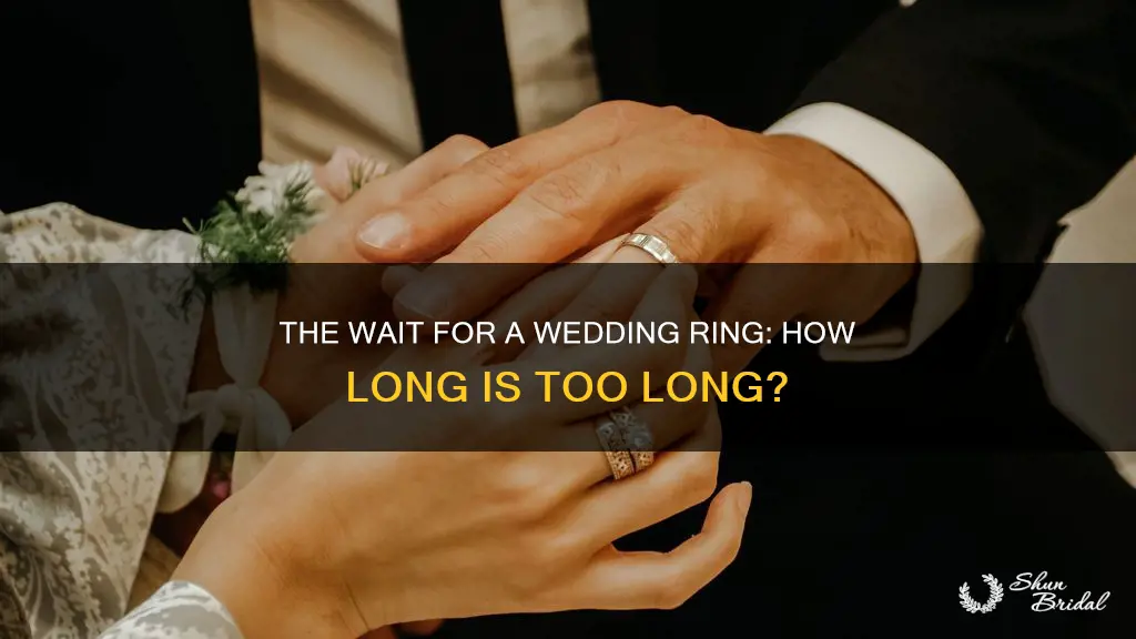 how long is enough to wait for a wedding ring