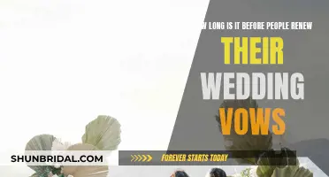 Renewing Wedding Vows: When Do Couples Typically Do It?