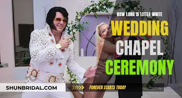 A Quick Wedding: Little White Wedding Chapel Ceremony Duration