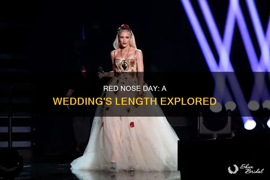 how long is one red nose day and a wedding