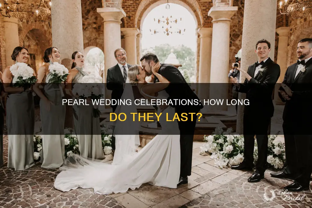 how long is pearl wedding