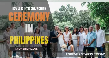 Understanding the Duration: Civil Wedding Ceremony Length in the Philippines