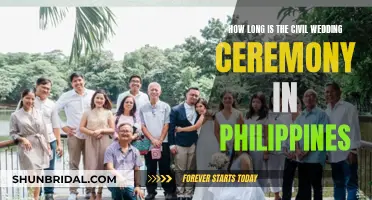 A Civil Wedding Ceremony in the Philippines: How Long?