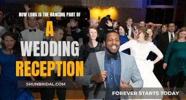 Dancing at Wedding Receptions: How Long Should It Be?
