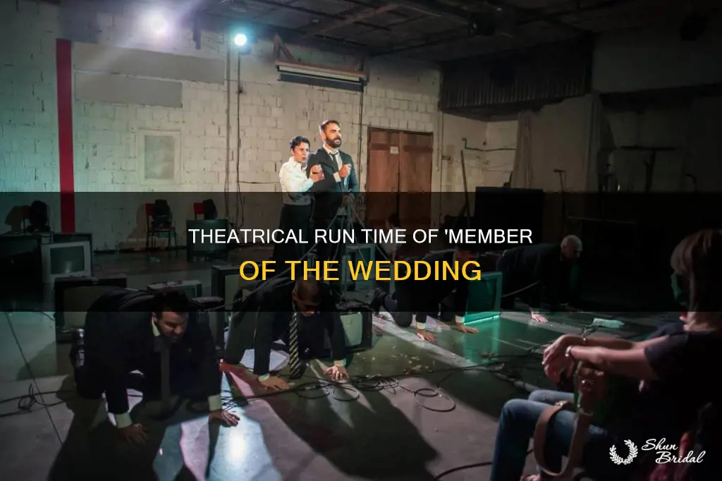 how long is the play member of the wedding