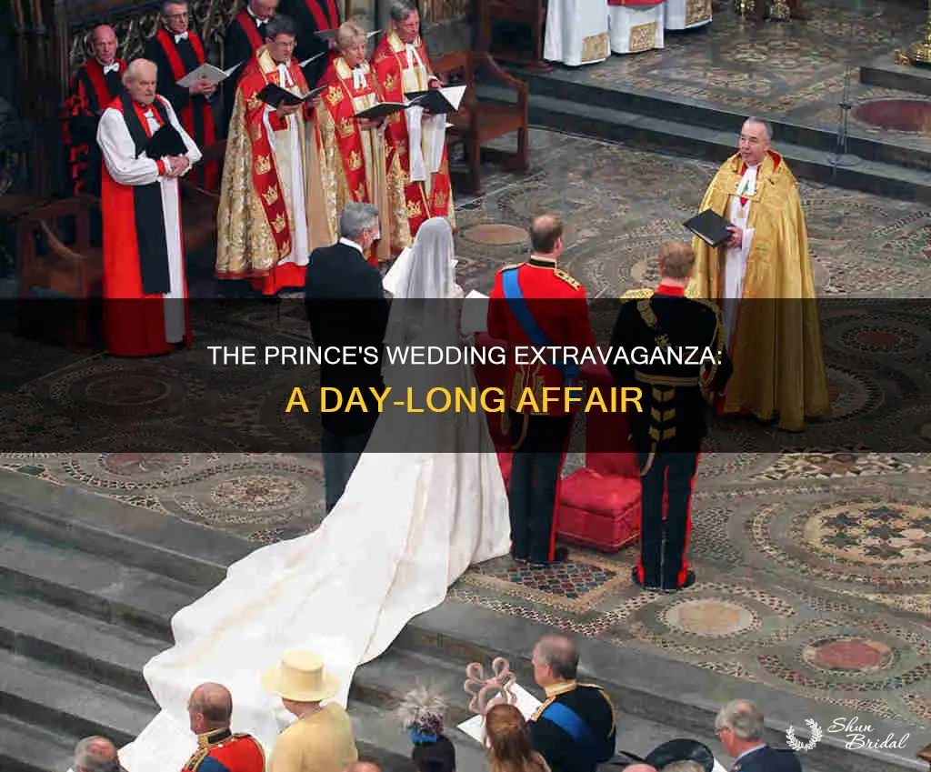 how long is the prince wedding