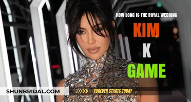 Kim Kardashian's Royal Wedding Game Duration: A Surprising Length