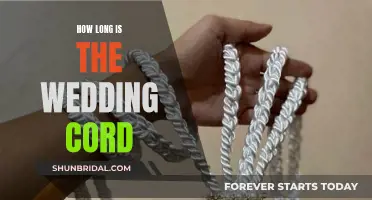 The Perfect Length: Choosing the Right Wedding Cord