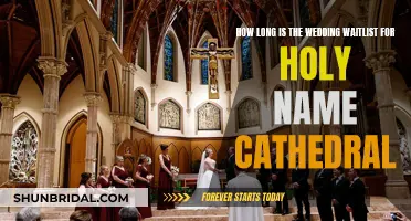 Planning Your Dream Wedding: Holy Name Cathedral's Wedding Waitlist Timeline