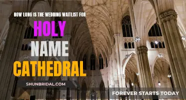 Waiting for Holy Name Cathedral Weddings: How Long?