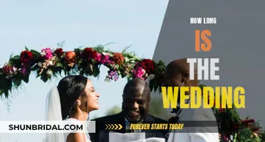 A Wedding's Duration: How Long Does the Ceremony Last?