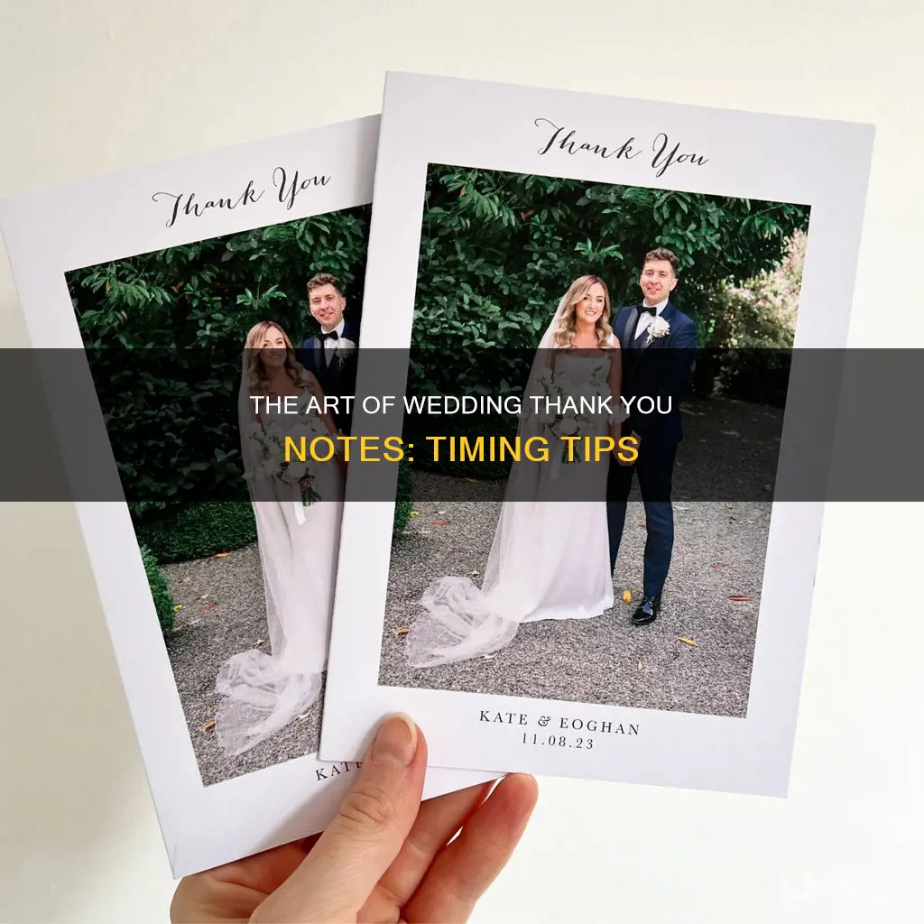 how long is too long for wedding thank you notes