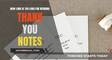 Writing Wedding Thank-You Notes: Time Limits and Etiquette